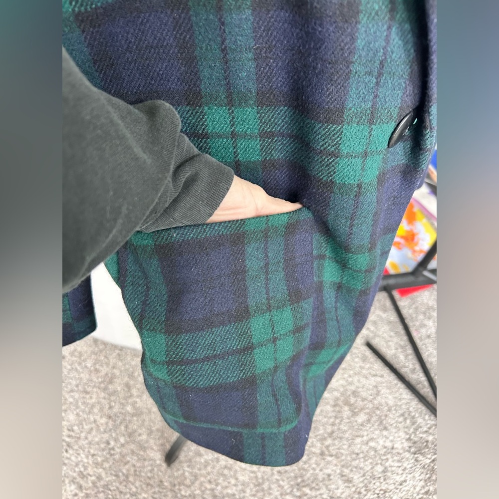 Donny Brook Women’s Vintage Wool Tartan Plaid Blazer size 10 - Picture 3 of 10